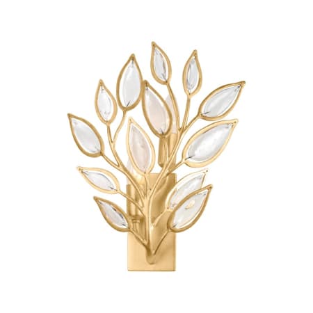 Hudson Valley Lighting Fairlee 2 Light 15" Tall Wall Sconce Vintage Gold Leaf