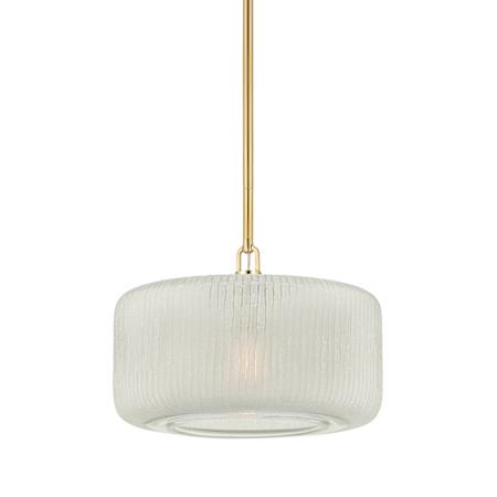 Hudson Valley Lighting Beechurst 16" Wide Pendant Aged Brass