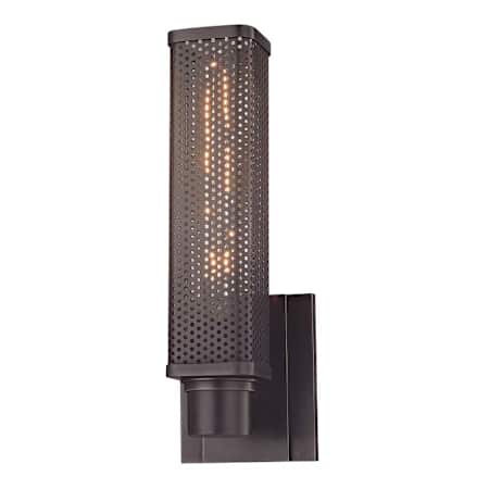 Hudson Valley Lighting Gibbs Single Light 13" Tall Wall Sconce Old Bronze