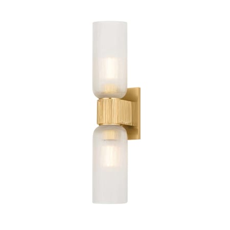 Hudson Valley Lighting Irondale 2 Light 21" Tall Wall Sconce Aged Brass