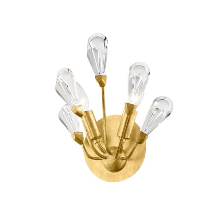 Hudson Valley Lighting Tulip 2 Light 12" Tall Wall Sconce Gold Leaf