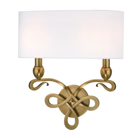 Hudson Valley Lighting Pawling 2 Light 17" Tall Wall Sconce Aged Brass