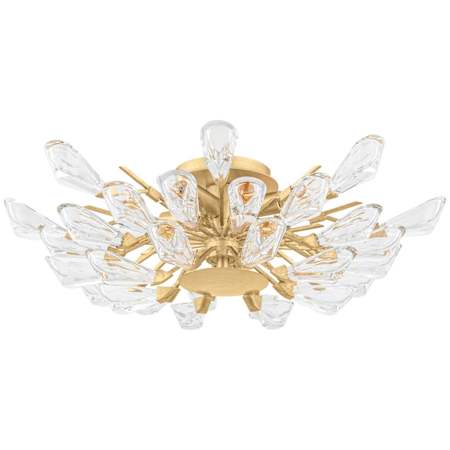 Hudson Valley Lighting Tulip 4 Light 23" Wide Semi-Flush Ceiling Fixture Gold Leaf