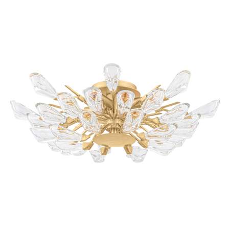 Hudson Valley Lighting Tulip 4 Light 23" Wide Semi-Flush Ceiling Fixture Gold Leaf