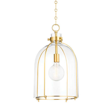 Hudson Valley Lighting Eldridge 16" Wide Pendant Aged Brass