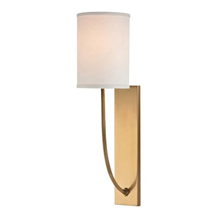 Hudson Valley Lighting Colton Single Light 17" Tall Wall Sconce Aged Brass