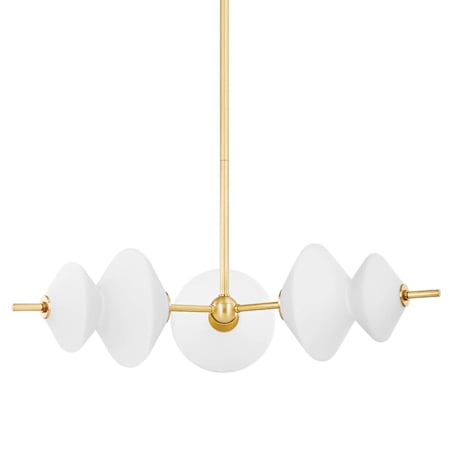 Hudson Valley Lighting Barrow 3 Light 60" Wide LED Chandelier Aged Brass