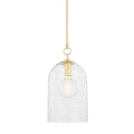 Hudson Valley Lighting Belleville 10" Wide Pendant Aged Brass