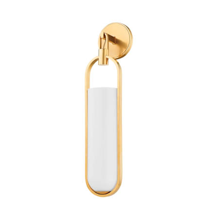 Hudson Valley Lighting Lorimer 22" Tall Wall Sconce Aged Brass