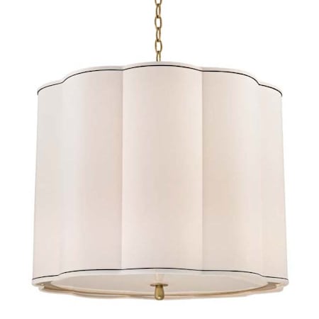Hudson Valley Lighting Sweeny 5 Light 25" Wide Pendant Aged Brass