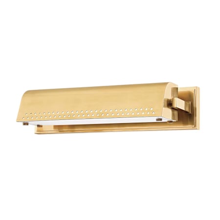 Hudson Valley Lighting Garfield Single Light 16" Wide Integrated LED Picture Light Aged Brass