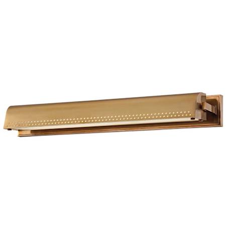 Hudson Valley Lighting Garfield Single Light 27" Wide Integrated LED Picture Light Aged Brass