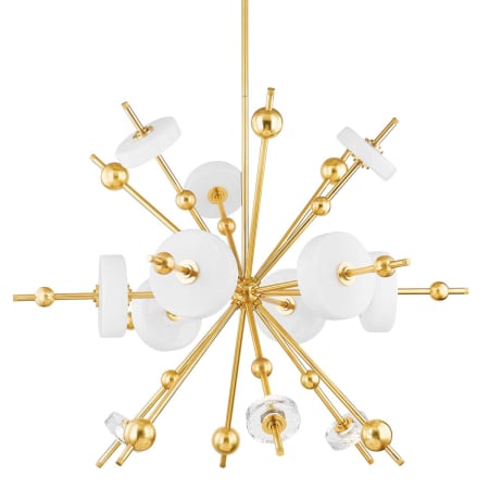 Hudson Valley Lighting Maynard 45" Wide LED Sputnik Chandelier Aged Brass