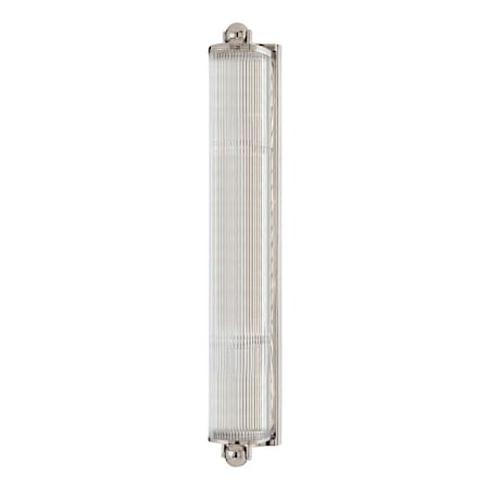 Hudson Valley Lighting Mclean 4 Light 5" Wide Bath Bar Polished Nickel