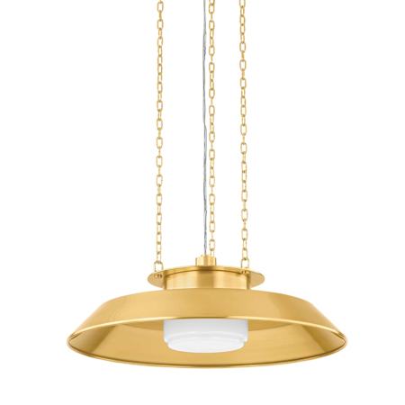 Hudson Valley Lighting Woodrow 22" Wide Pendant Aged Brass