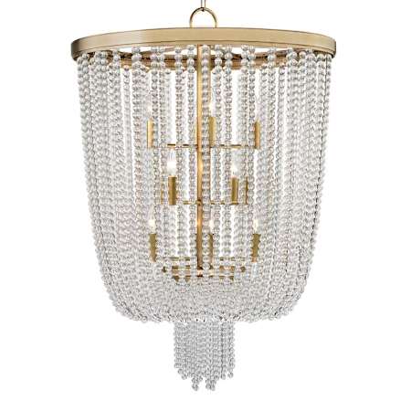 Hudson Valley Lighting Royalton 12 Light 26" Wide Crystal Chandelier Aged Brass