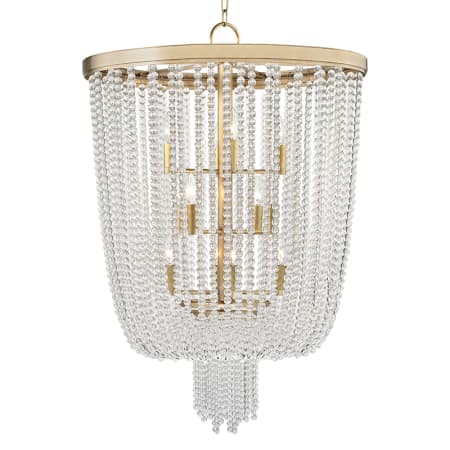 Hudson Valley Lighting Royalton 12 Light 26" Wide Crystal Chandelier Aged Brass
