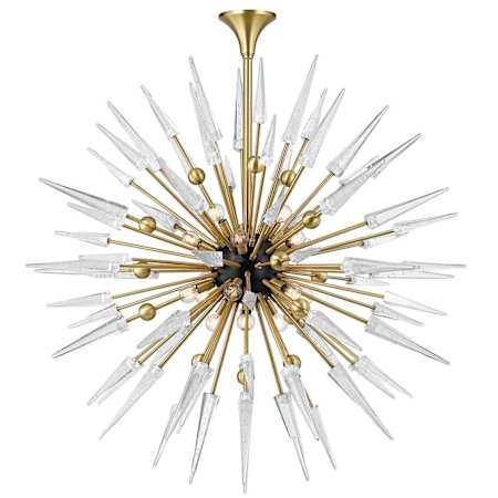 Hudson Valley Lighting Sparta 18 Light 48" Wide Sputnik Chandelier Aged Brass