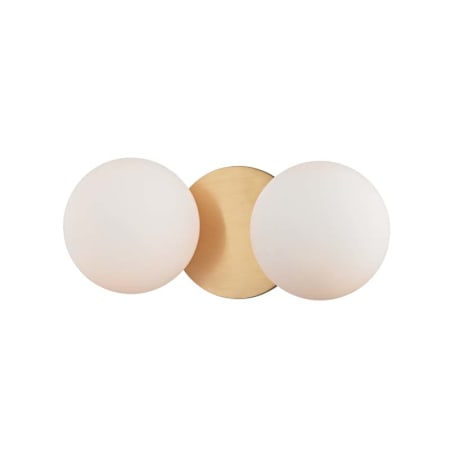 Hudson Valley Lighting Baird 2 Light 11" Wide LED Bathroom Vanity Light Aged Brass