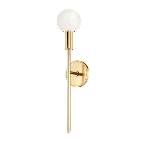 Hudson Valley Lighting Murray Hill 22" Tall LED Wall Sconce Aged Brass