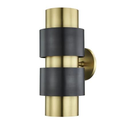 Hudson Valley Lighting Cyrus 2 Light 14" Tall Wall Sconce Aged Old Bronze