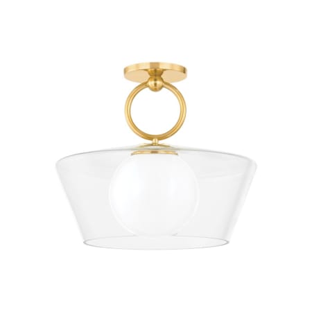 Hudson Valley Lighting Elmsford 16" Wide Pendant Aged Brass