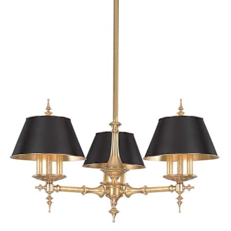 Hudson Valley Lighting Cheshire 9 Light 36" Wide Chandelier Aged Brass