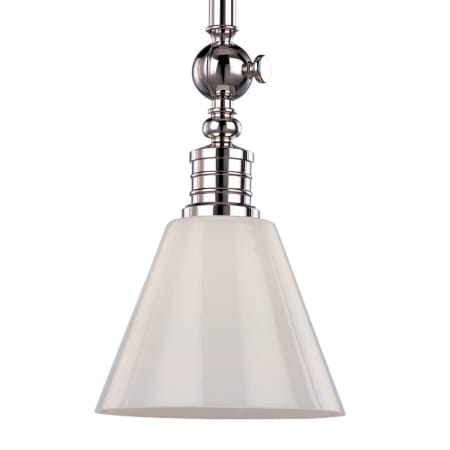 Hudson Valley Lighting Darien Single Light 11" Wide Pendant Polished Nickel