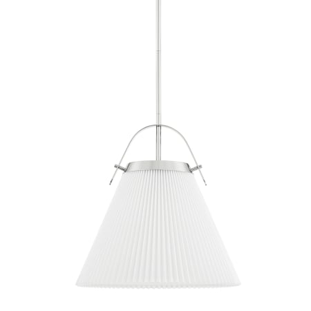 Hudson Valley Lighting Aldridge 27" Tall Pendant Polished Nickel