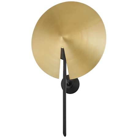 Hudson Valley Lighting Equilibrium 20" Tall Wall Sconce Black / Aged Brass