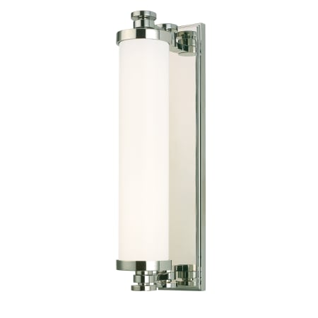 Hudson Valley Lighting Sheridan Single Light 3" Wide Integrated LED Bath Bar Polished Nickel
