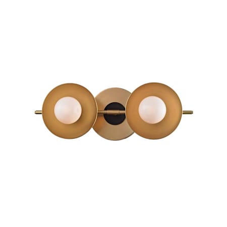 Hudson Valley Lighting Julien 2 Light 13" Wide LED Bathroom Vanity Light Aged Brass