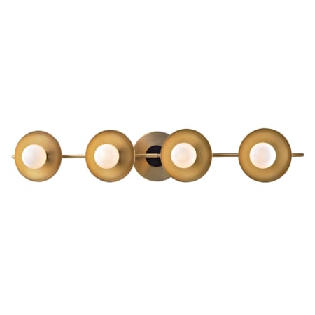 Hudson Valley Lighting Julien 4 Light 27" Wide LED Bathroom Vanity Light Aged Brass