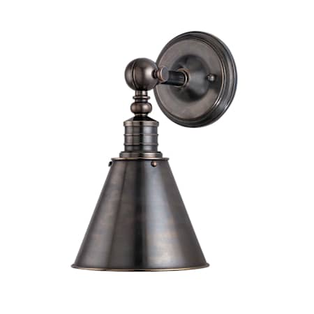 Hudson Valley Lighting Darien Single Light 14" Tall Wall Sconce Distressed Bronze