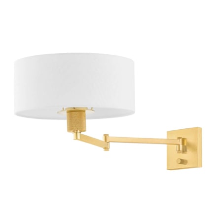 Hudson Valley Lighting Sammy 11" Tall Wall Sconce Aged Brass