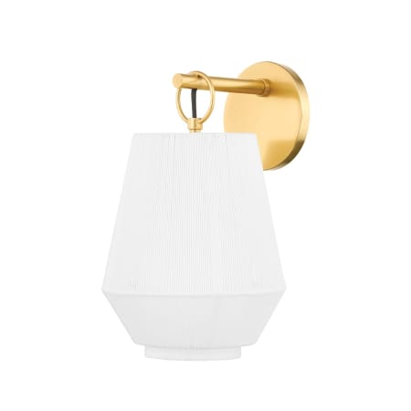 Hudson Valley Lighting Debi 13" Tall Wall Sconce Aged Brass