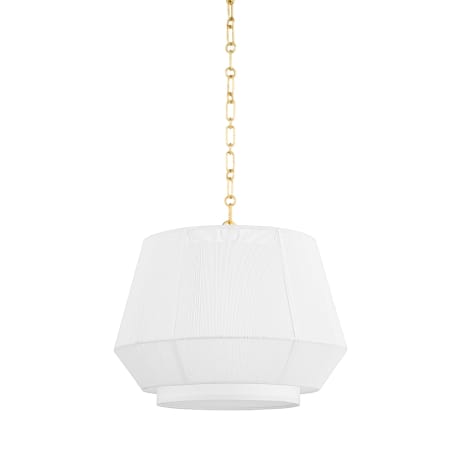 Hudson Valley Lighting Debi 18" Wide Pendant Aged Brass