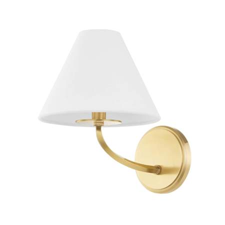 Hudson Valley Lighting Stacey 11" Tall Wall Sconce Aged Brass
