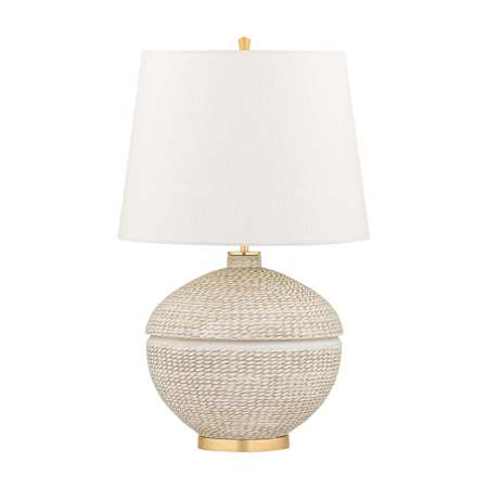 Hudson Valley Lighting Katonah 24" Tall Vase Table Lamp Gold Leaf