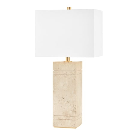 Hudson Valley Lighting Brownsville 27" Tall Accent Table Lamp Aged Brass