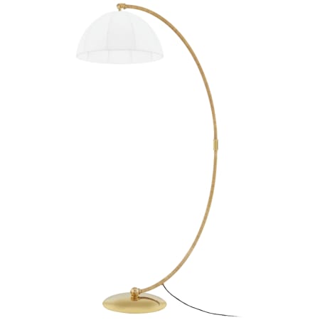 Hudson Valley Lighting Montague 67" Tall Arc Floor Lamp Aged Brass