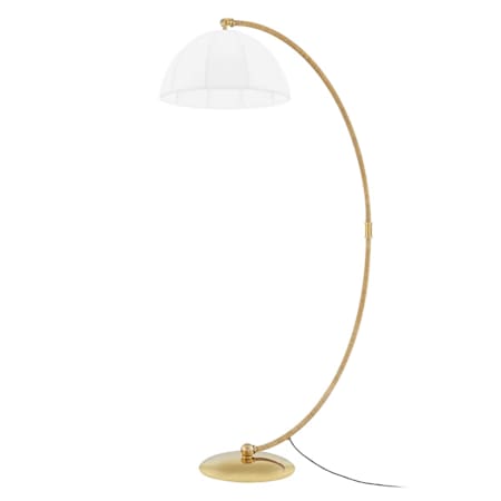 Hudson Valley Lighting Montague 67" Tall Arc Floor Lamp Aged Brass