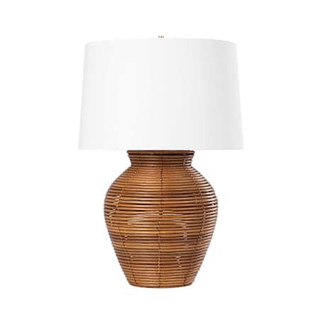 Hudson Valley Lighting Newark 29" Tall Accent Table Lamp Vintage Gold Leaf