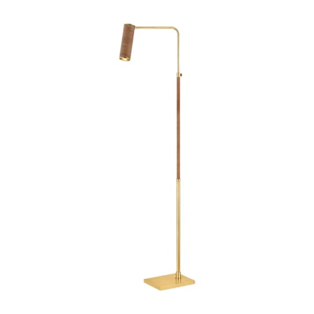 Hudson Valley Lighting Narragansett 59" Tall Buffet Floor Lamp Aged Brass