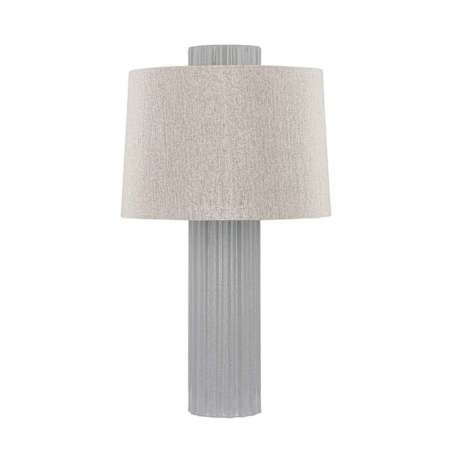 Hudson Valley Lighting Manchester 28" Tall Buffet Table Lamp Aged Brass / Ceramic Shell Grey