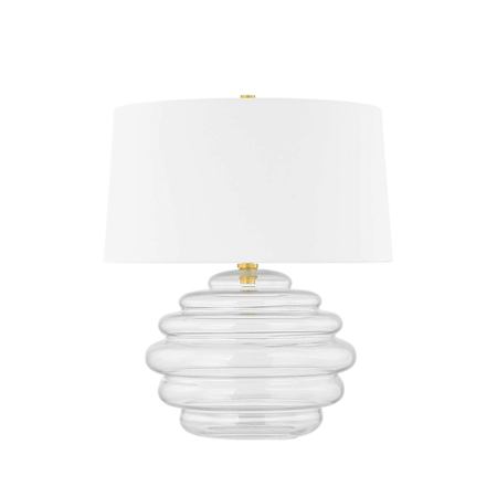 Hudson Valley Lighting Oshawa 23" Tall Table Lamp Aged Brass