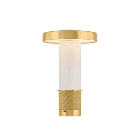 Hudson Valley Lighting Sefton 10" Tall Buffet Table Lamp Aged Brass