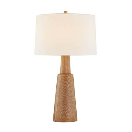 Hudson Valley Lighting Dennis 31" Tall Buffet Table Lamp with Linen Shade Aged Brass