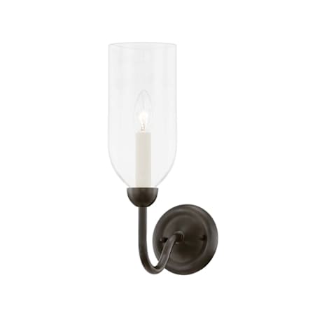 Hudson Valley Lighting Classic No.1 5" Tall Wall Sconce Distressed Bronze