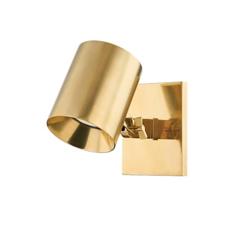 Hudson Valley Lighting Highgrove 6" Tall Wall Sconce Aged Brass